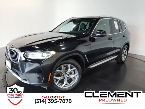 Black 2022 BMW X3 xDrive30i for sale in St. Charles, MO