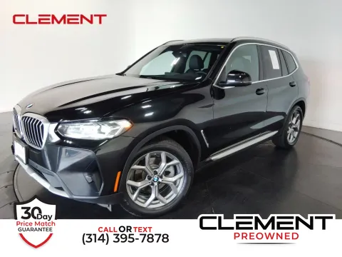 Black 2022 BMW X3 xDrive30i for sale in St. Charles, MO