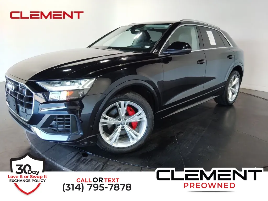 Black 2019 Audi Q8 3.0T Prestige for sale in St. Charles, MO
