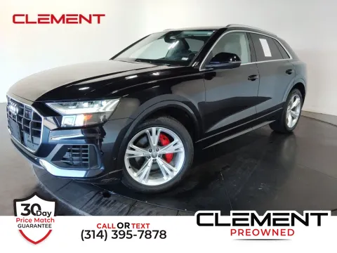 Black 2019 Audi Q8 3.0T Prestige for sale in St. Charles, MO