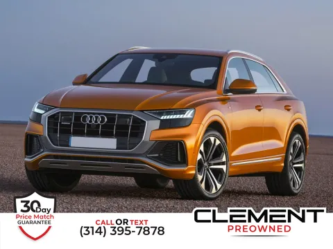 Black 2020 Audi Q8 55 Premium Plus for sale in St. Charles, MO