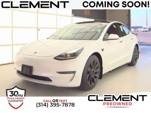 White 2021 Tesla Model 3 Standard Range Plus for sale in St. Charles, MO
