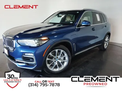 Blue 2021 BMW X5 xDrive45e for sale in St. Charles, MO