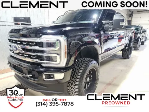 Black 2024 Ford F-250SD Platinum for sale in St. Charles, MO
