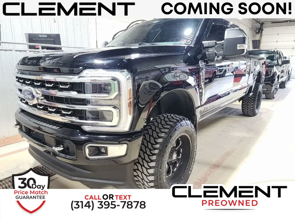 Black 2024 Ford F-250SD Platinum for sale in St. Charles, MO