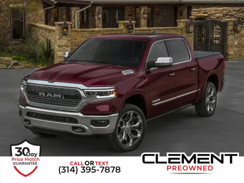 Blue 2019 Ram 1500 Laramie Longhorn for sale in St. Charles, MO