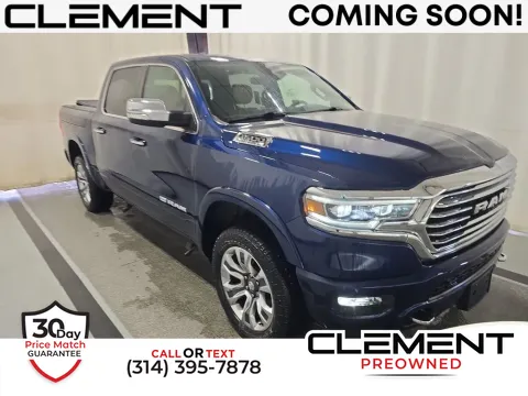 Blue 2019 Ram 1500 Laramie Longhorn for sale in St. Charles, MO