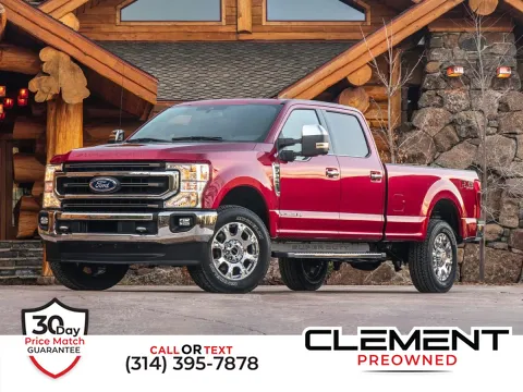 Red 2022 Ford F-250SD Platinum for sale in St. Charles, MO