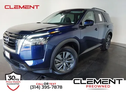 Blue 2022 Nissan Pathfinder SV for sale in St. Charles, MO