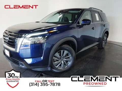 Blue 2022 Nissan Pathfinder SV for sale in St. Charles, MO
