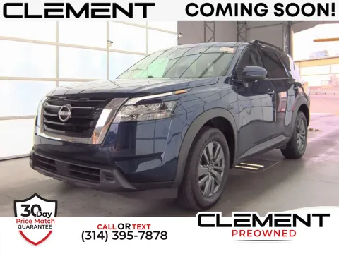 Blue 2022 Nissan Pathfinder SV for sale in St. Charles, MO