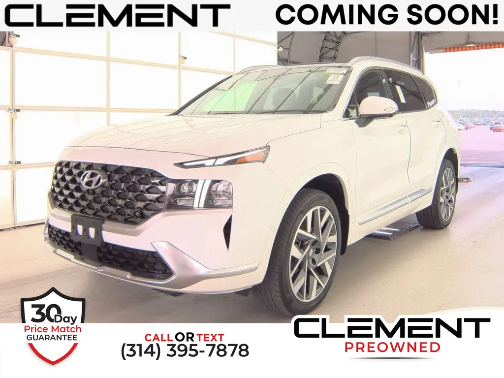 White 2022 Hyundai Santa Fe Calligraphy for sale in St. Charles, MO