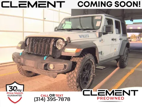 Silver 2023 Jeep Wrangler Base 4xe for sale in St. Charles, MO