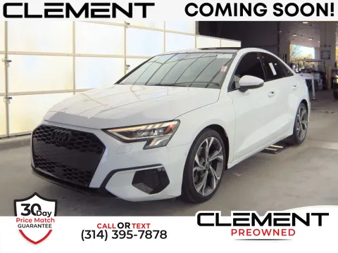 White 2023 Audi A3 40 Premium for sale in St. Charles, MO