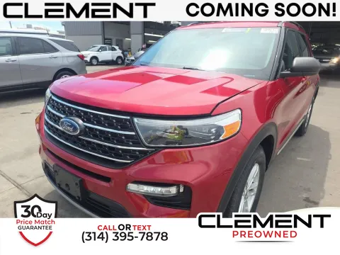 Red 2021 Ford Explorer XLT for sale in St. Charles, MO