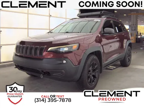 Red 2019 Jeep Cherokee Trailhawk for sale in St. Charles, MO