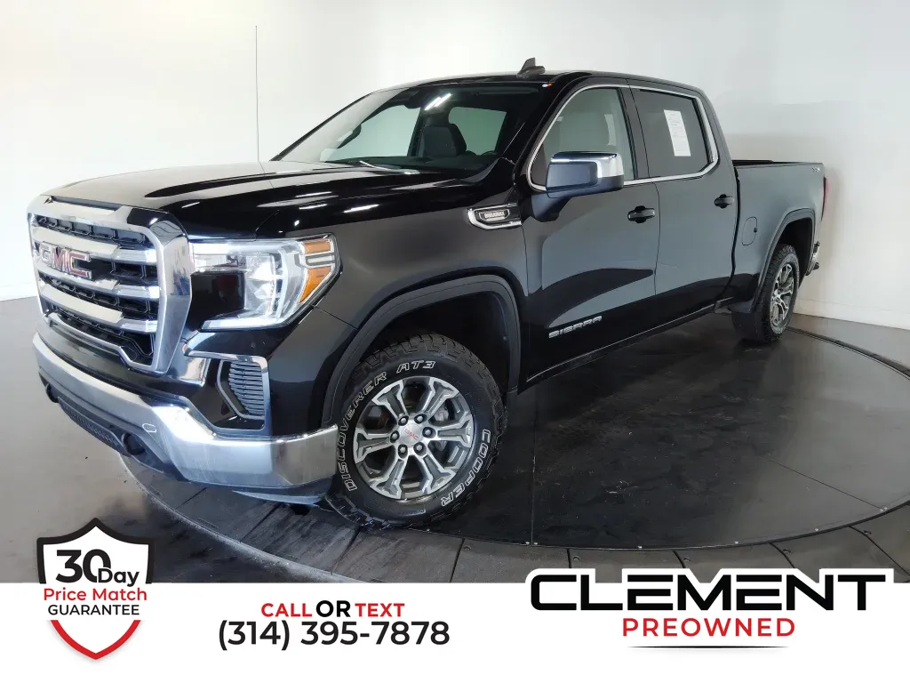 Black 2021 GMC Sierra 1500 SLE for sale in St. Charles, MO
