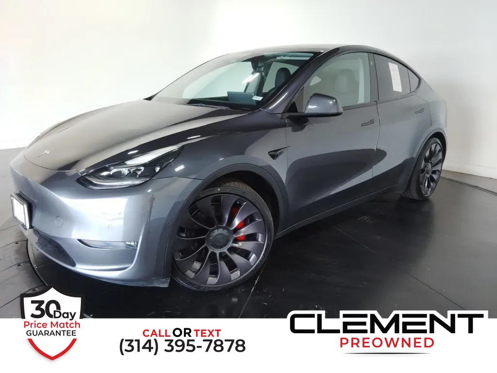 Silver 2021 Tesla Model Y Performance for sale in St. Charles, MO