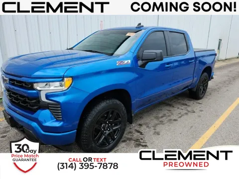 Blue 2023 Chevrolet Silverado 1500 RST for sale in St. Charles, MO
