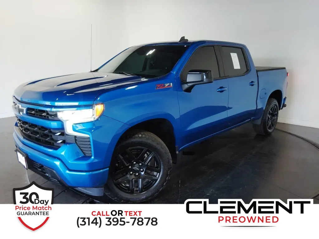 Blue 2023 Chevrolet Silverado 1500 RST for sale in St. Charles, MO