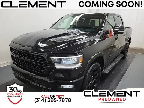 Black 2022 Ram 1500 Laramie for sale in St. Charles, MO