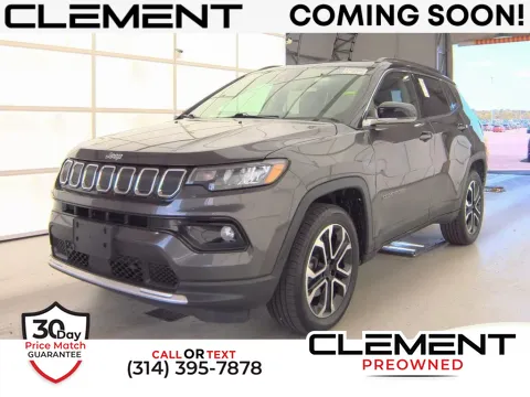 Gray 2022 Jeep Compass Limited for sale in St. Charles, MO