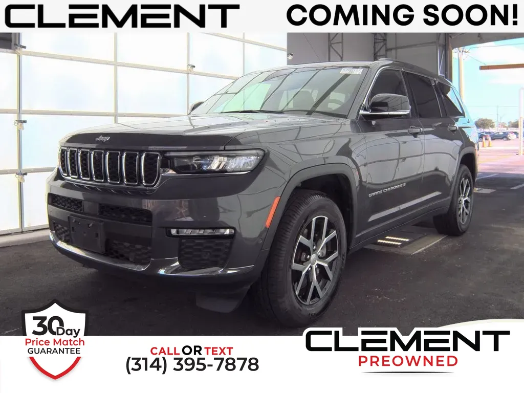 Gray 2024 Jeep Grand Cherokee L Limited for sale in St. Charles, MO