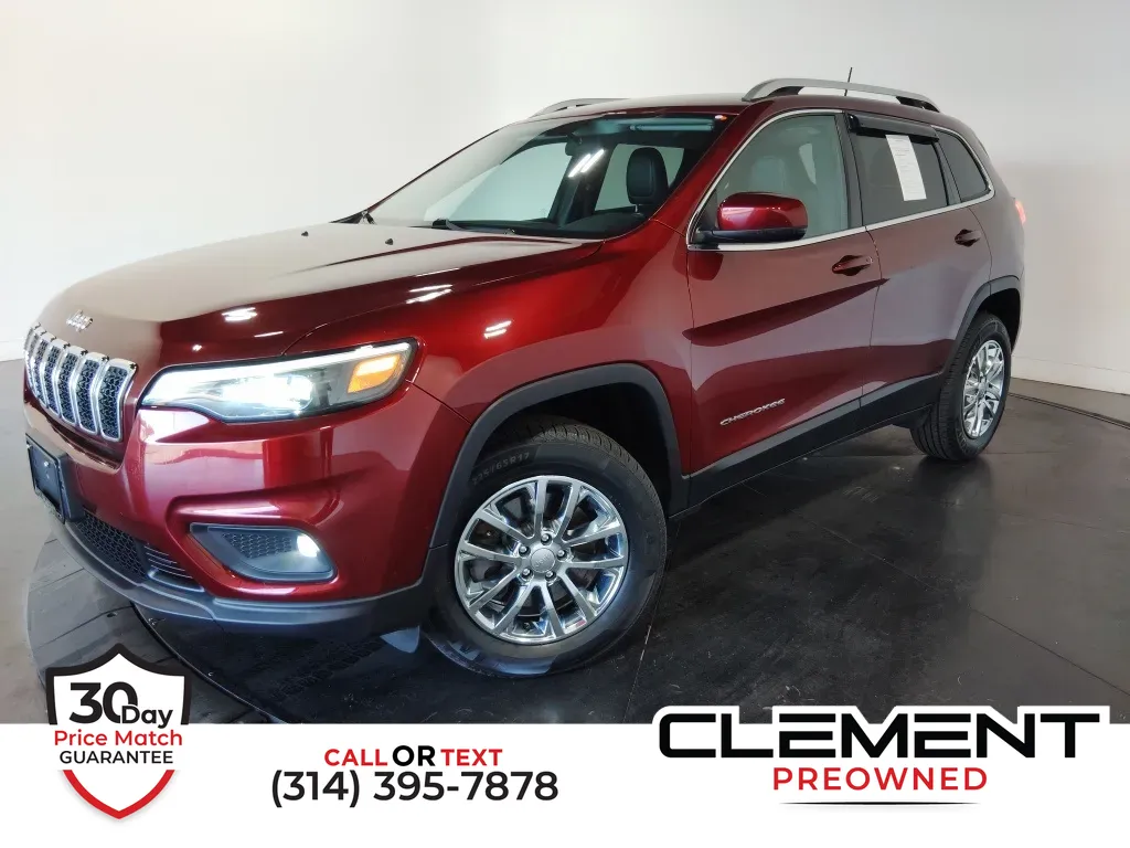 Red 2020 Jeep Cherokee Latitude Plus for sale in St. Charles, MO