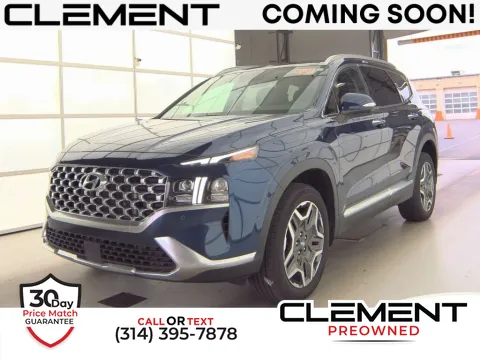 Blue 2022 Hyundai Santa Fe Limited for sale in St. Charles, MO