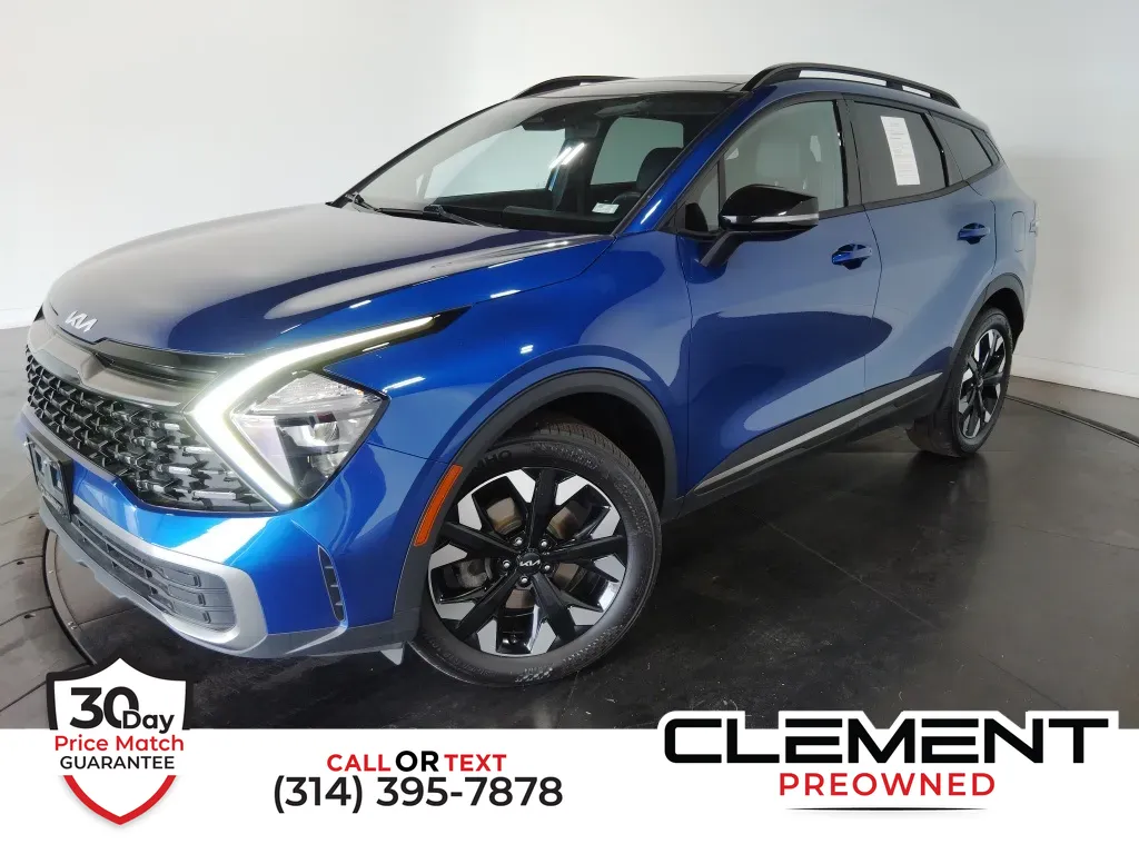 Blue 2023 Kia Sportage X-Line for sale in St. Charles, MO