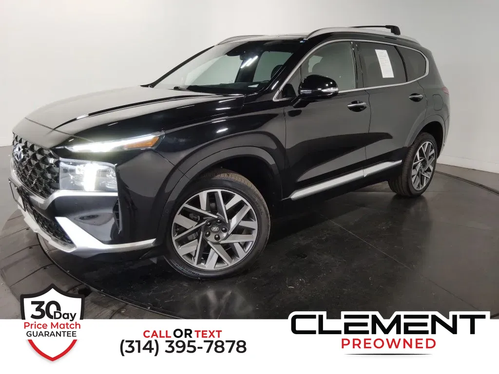 Black 2022 Hyundai Santa Fe Calligraphy for sale in St. Charles, MO