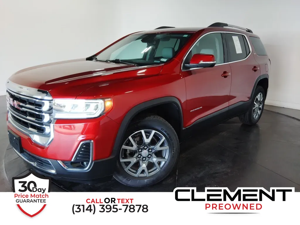 Red 2023 GMC Acadia SLT for sale in St. Charles, MO