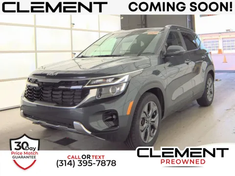 Gray 2024 Kia Seltos S for sale in St. Charles, MO