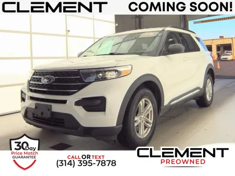 White 2021 Ford Explorer XLT for sale in St. Charles, MO