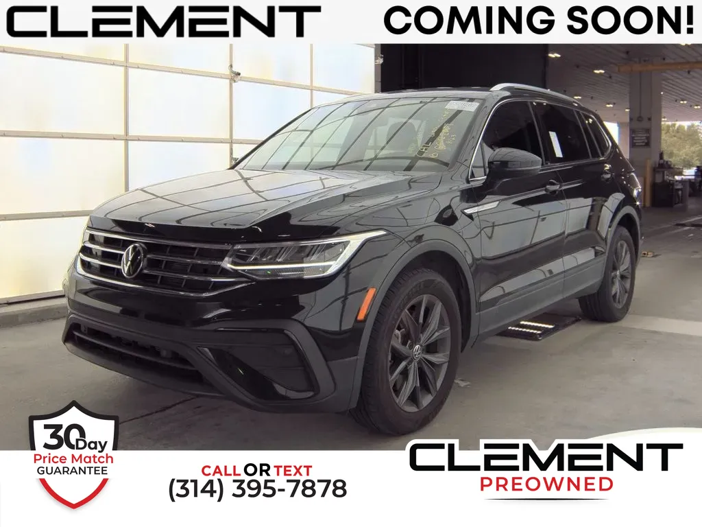 Black 2022 Volkswagen Tiguan 2.0T SE for sale in St. Charles, MO
