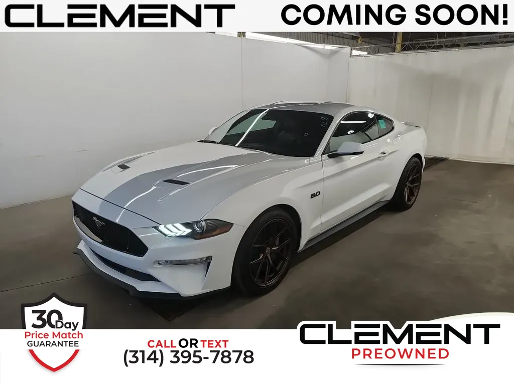 White 2019 Ford Mustang GT Premium for sale in St. Charles, MO
