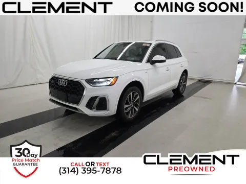 White 2022 Audi Q5 45 S line Premium for sale in St. Charles, MO