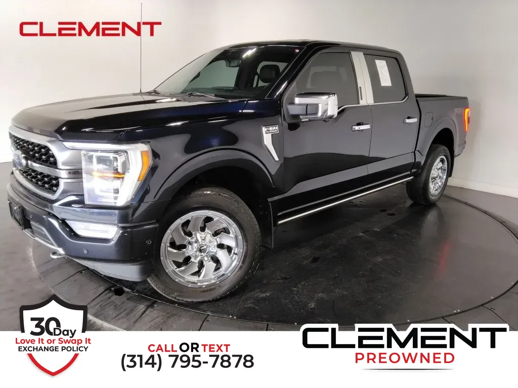 Blue 2021 Ford F-150 Platinum for sale in St. Charles, MO