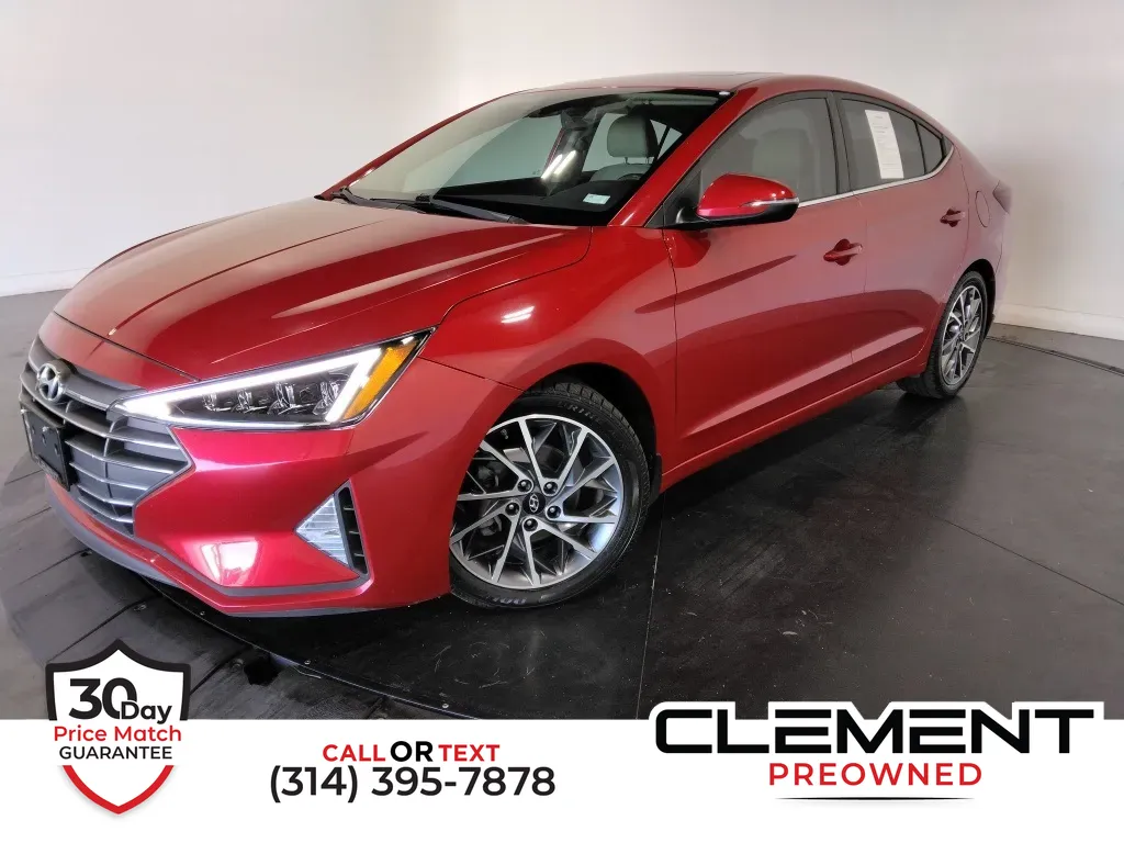 Red 2020 Hyundai Elantra Limited for sale in St. Charles, MO