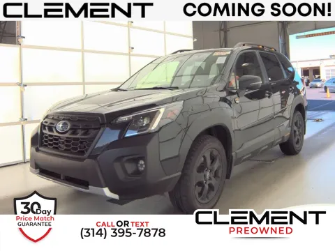 Black 2022 Subaru Forester Wilderness for sale in St. Charles, MO