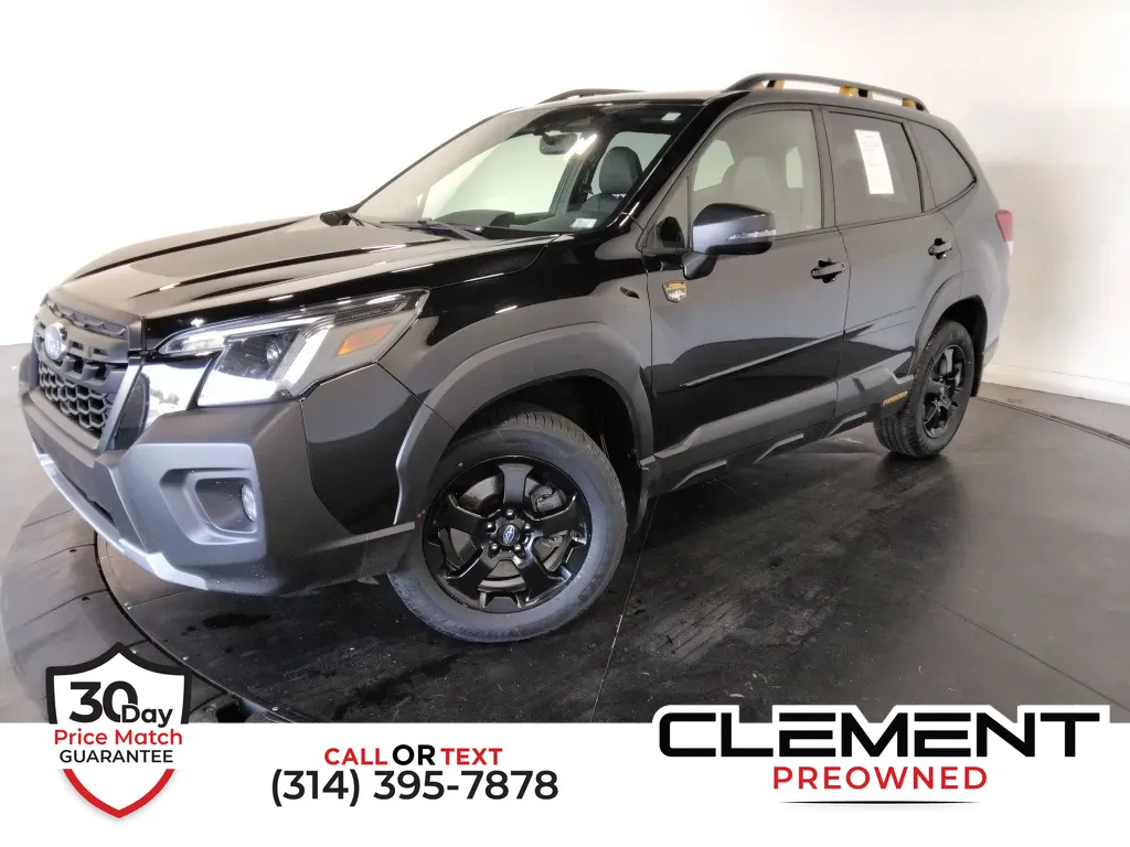 Black 2022 Subaru Forester Wilderness for sale in St. Charles, MO
