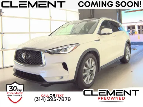 White 2022 INFINITI QX50 ESSENTIAL for sale in St. Charles, MO