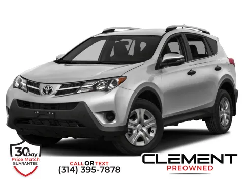 Orange 2015 Toyota RAV4 XLE for sale in St. Charles, MO