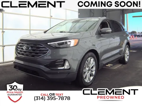 Gray 2024 Ford Edge Titanium for sale in St. Charles, MO