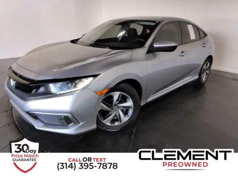 Silver 2020 Honda Civic LX for sale in St. Charles, MO