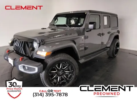 Gray 2019 Jeep Wrangler Unlimited Sahara for sale in St. Charles, MO