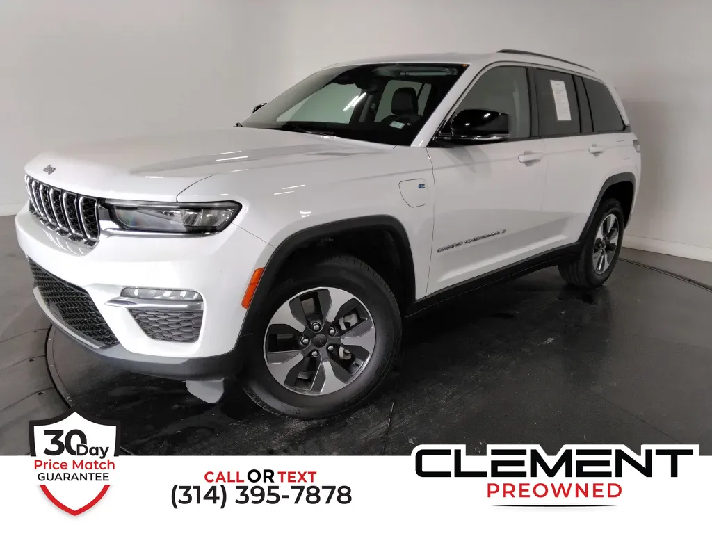 White 2022 Jeep Grand Cherokee 4xe for sale in St. Charles, MO