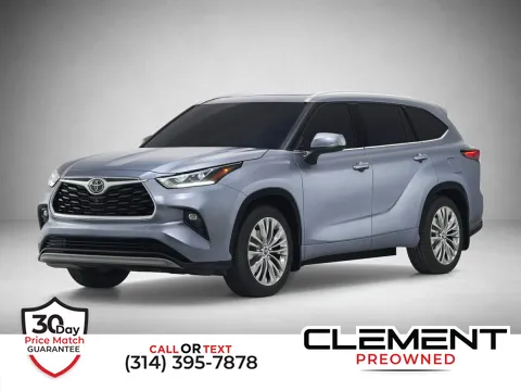 Green 2020 Toyota Highlander Platinum for sale in St. Charles, MO