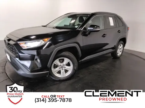 Black 2019 Toyota RAV4 XLE for sale in St. Charles, MO