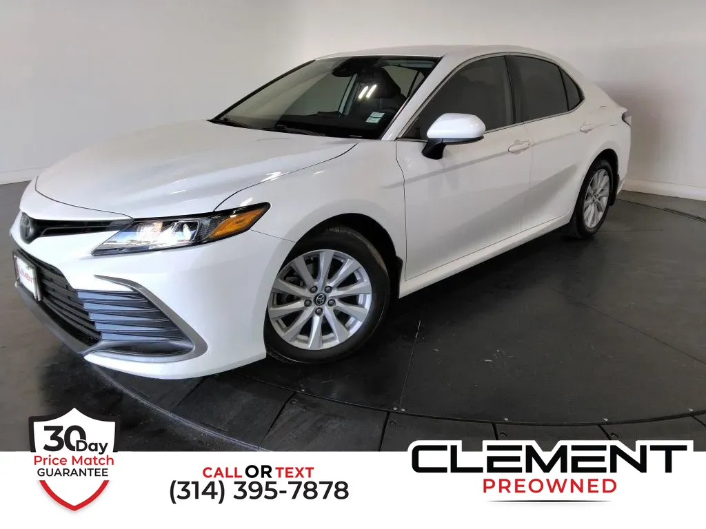 White 2022 Toyota Camry LE for sale in St. Charles, MO